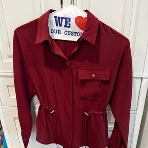 Zara Deep Red Jacket